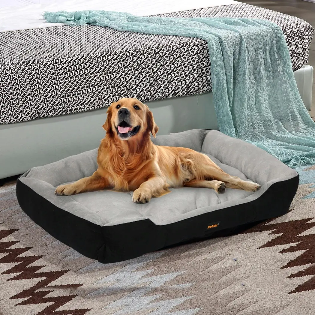 Pawz Pet Bed Dog Beds Bedding Mattress Mat Cushion Soft Pad Pads Mats XL Black