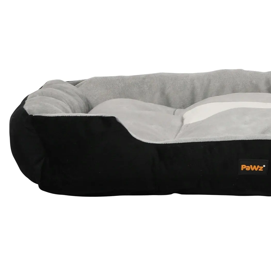 Pawz Pet Bed Dog Beds Bedding Mattress Mat Cushion Soft Pad Pads Mats XL Black