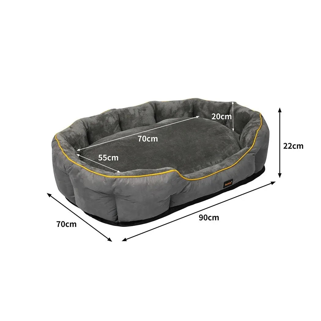 Pawz Electric Pet Heater Bed Heated Mat Cat Dog Heat Blanket Removable Cover L