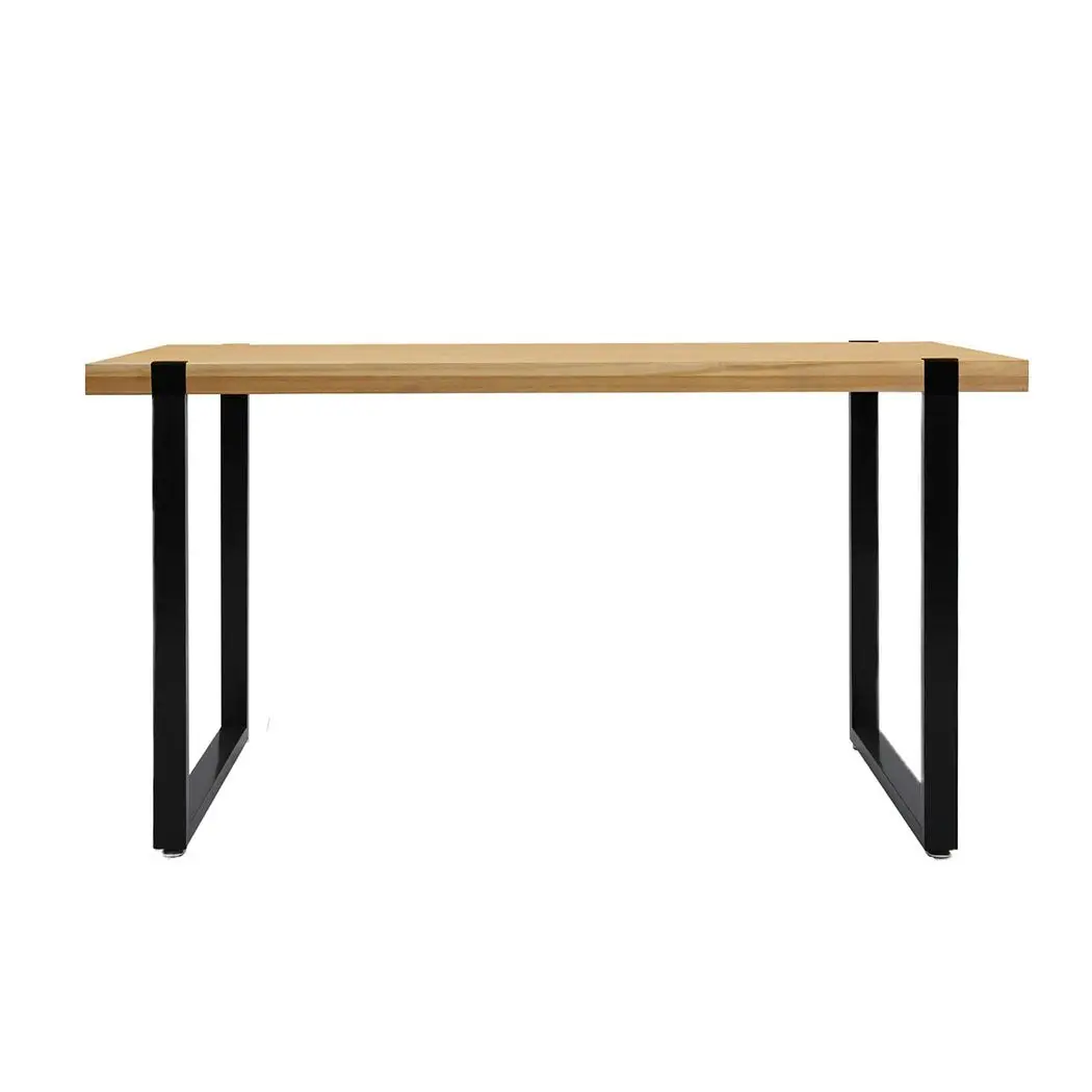 Levede Dining Table Industrial Wooden Metal Kitchen Tables Cafe Restaurant 140cm