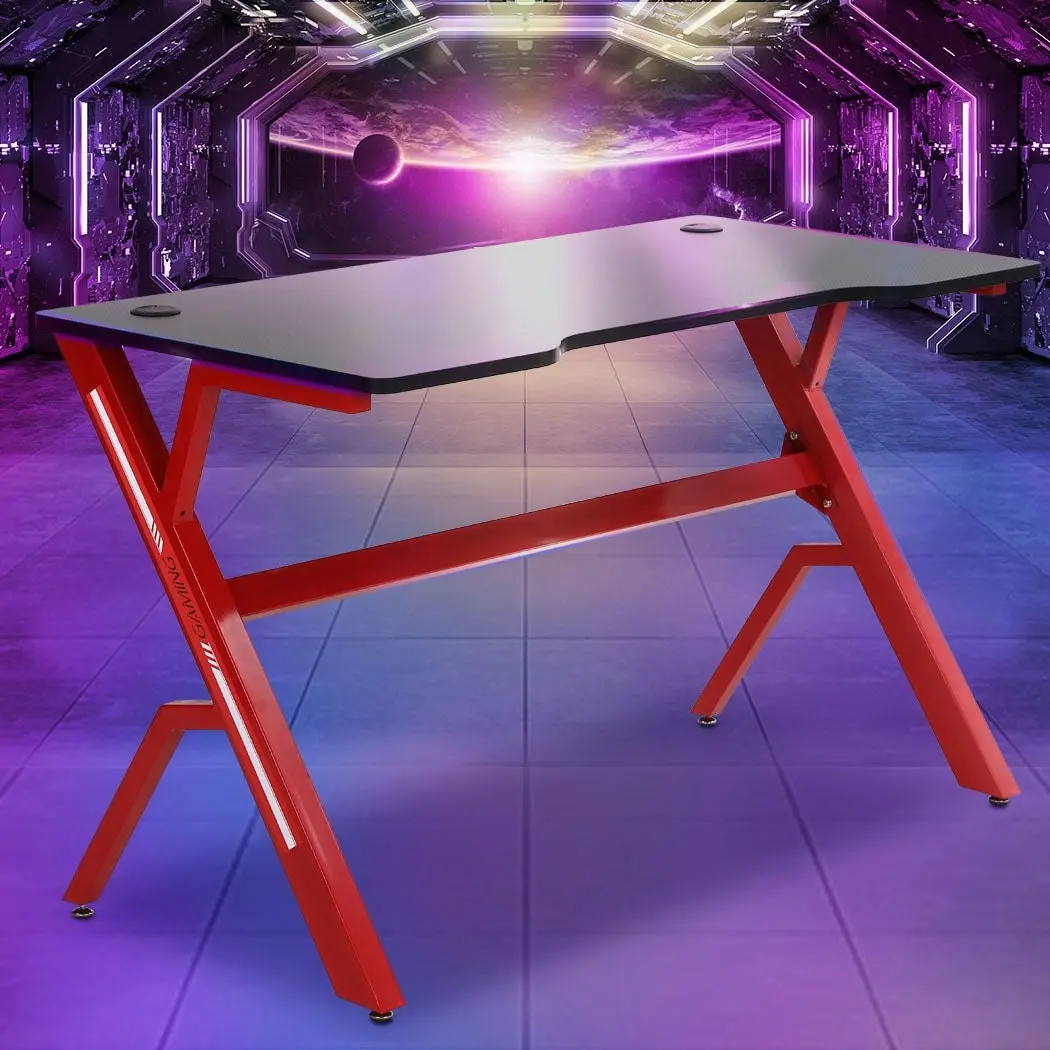 Levede Gaming Desk Table Desktop PC Computer Desks Racing Laptop Home 120X60CM