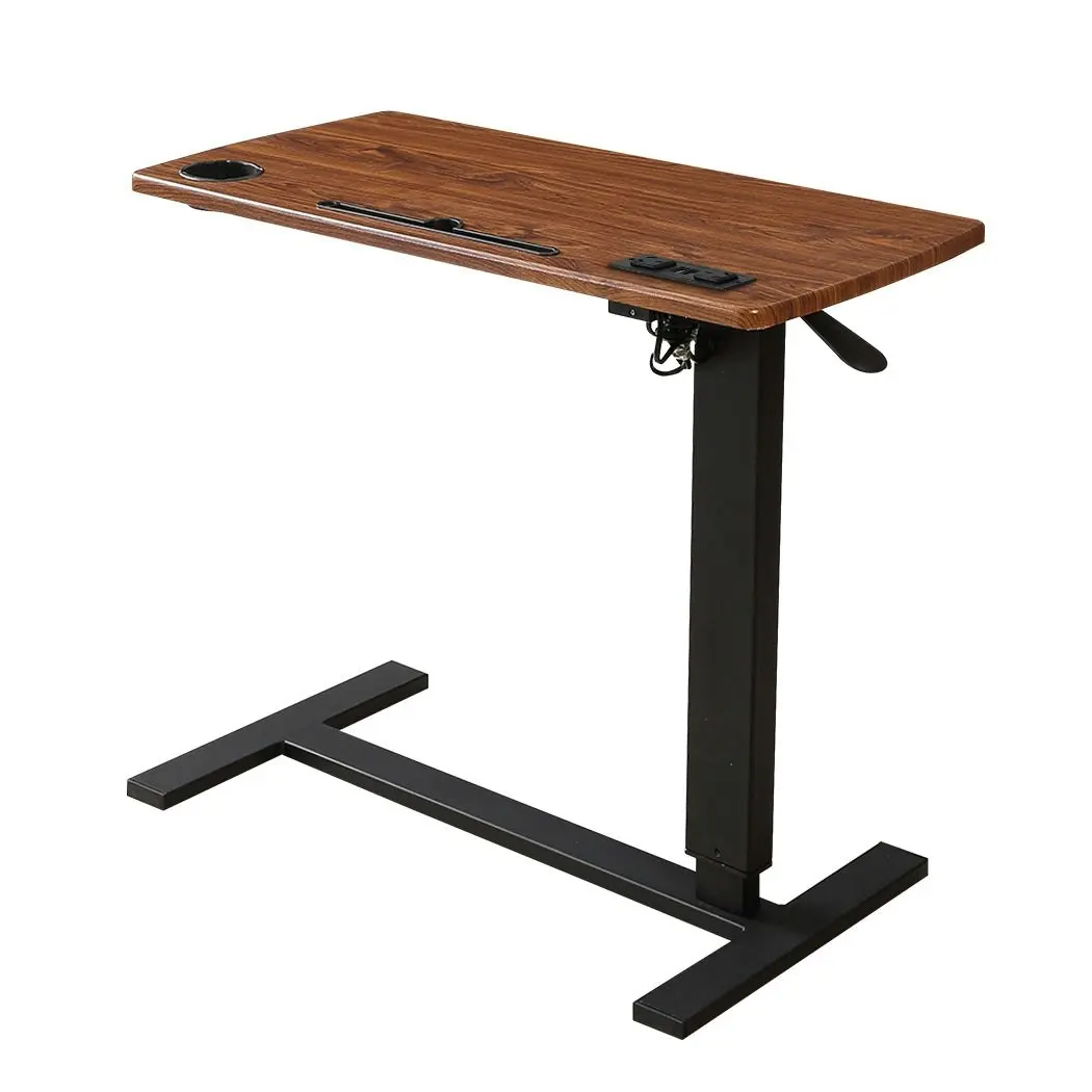 Levede Standing Desk Height Adjustable Sit Stand Office Computer Table Shelf USB