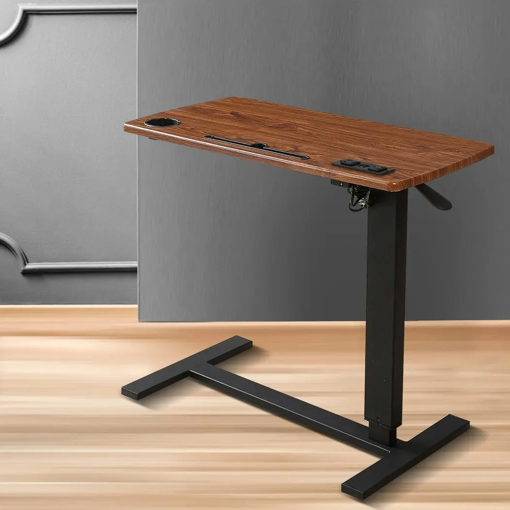 Levede Standing Desk Height Adjustable Sit Stand Office Computer Table Shelf USB