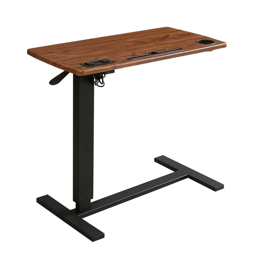 Levede Standing Desk Height Adjustable Sit Stand Office Computer Table Shelf USB