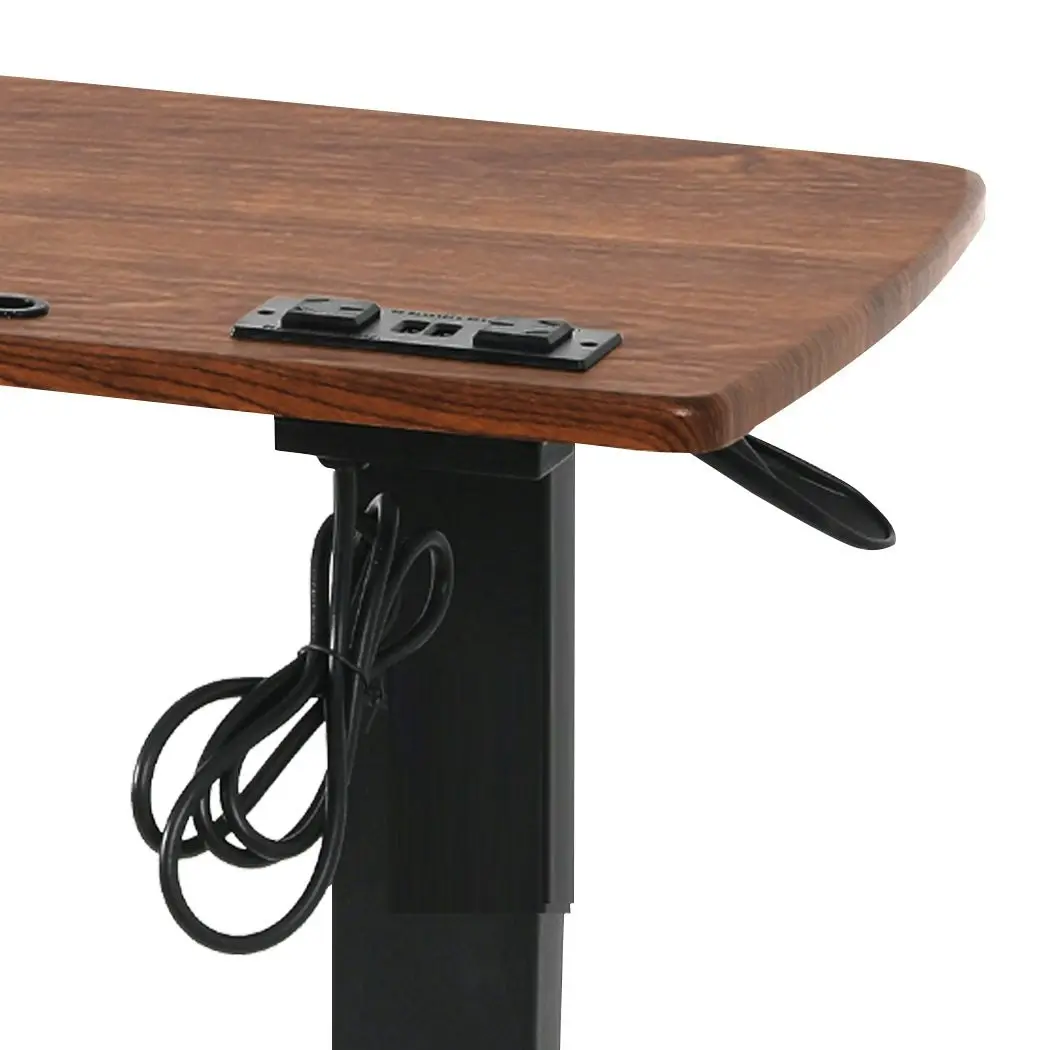 Levede Standing Desk Height Adjustable Sit Stand Office Computer Table Shelf USB