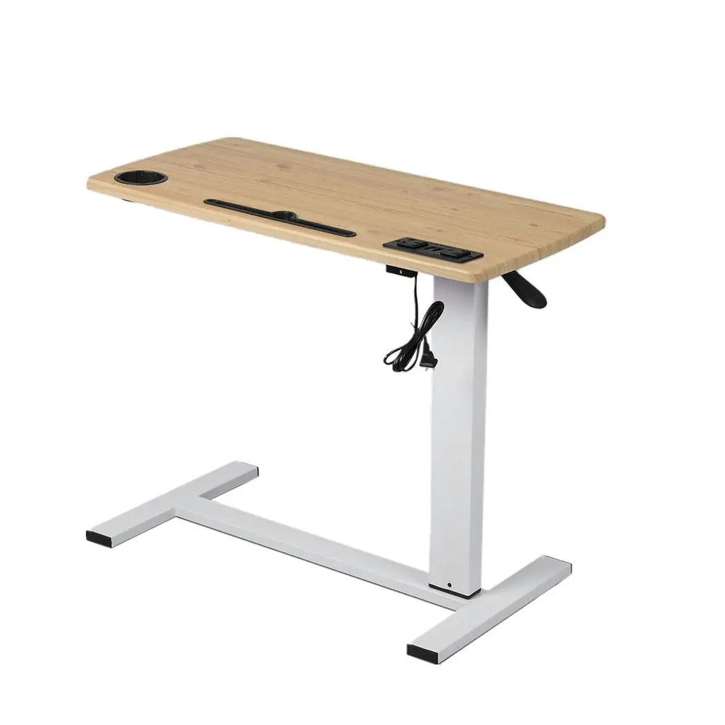 Levede Standing Desk Height Adjustable Office Computer Laptop Side Table USB