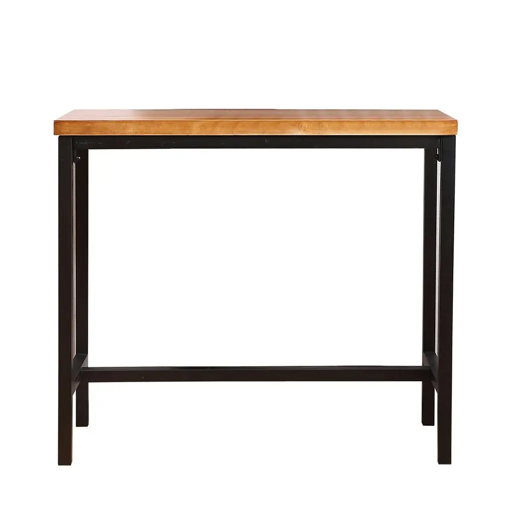 Levede High Bar Table Vintage Industrial Solid Wood Kitchen Cafe Desk 120X50CM