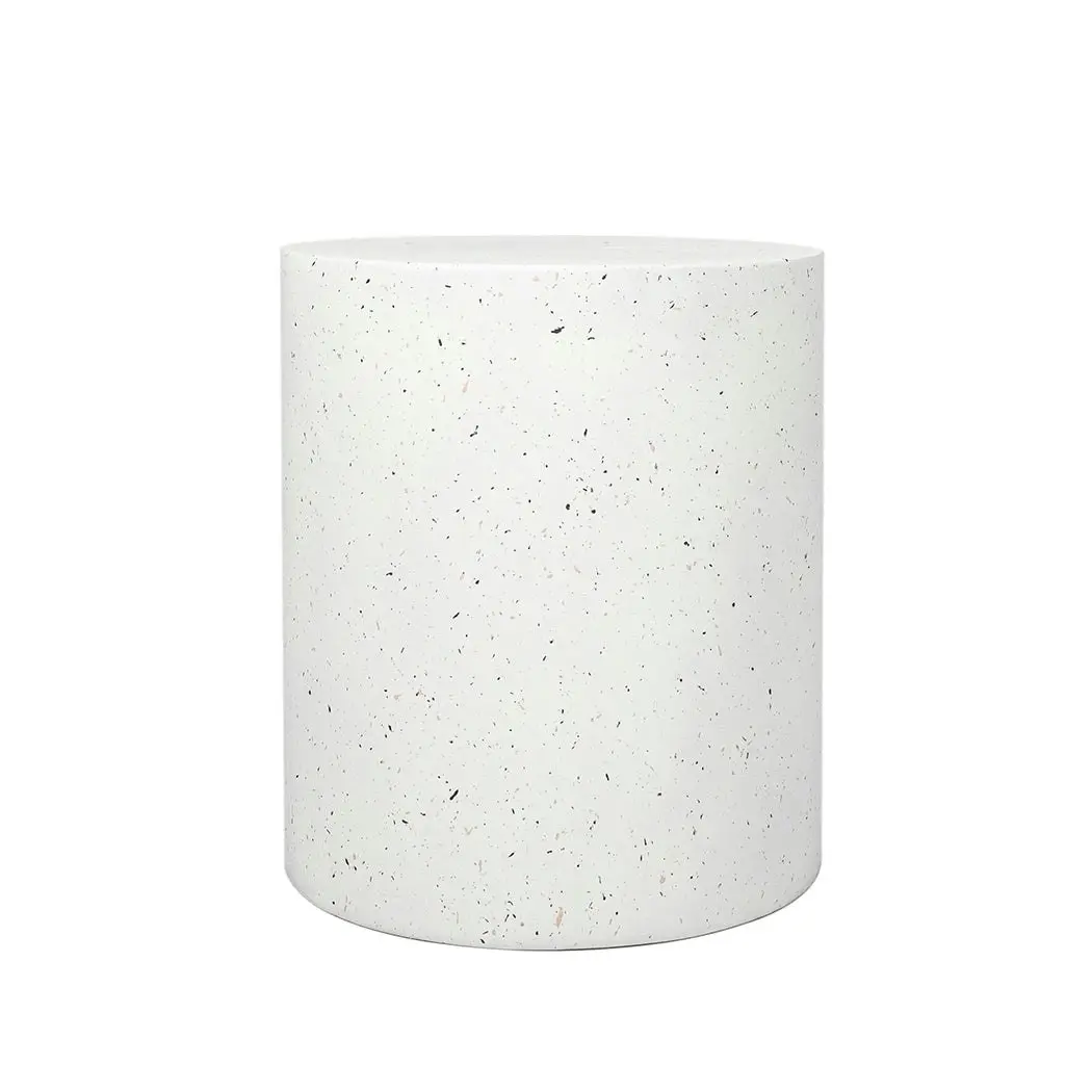 Levede Side Table Terrazzo Round End Tables Magnesia Outdoor Concrete Stool