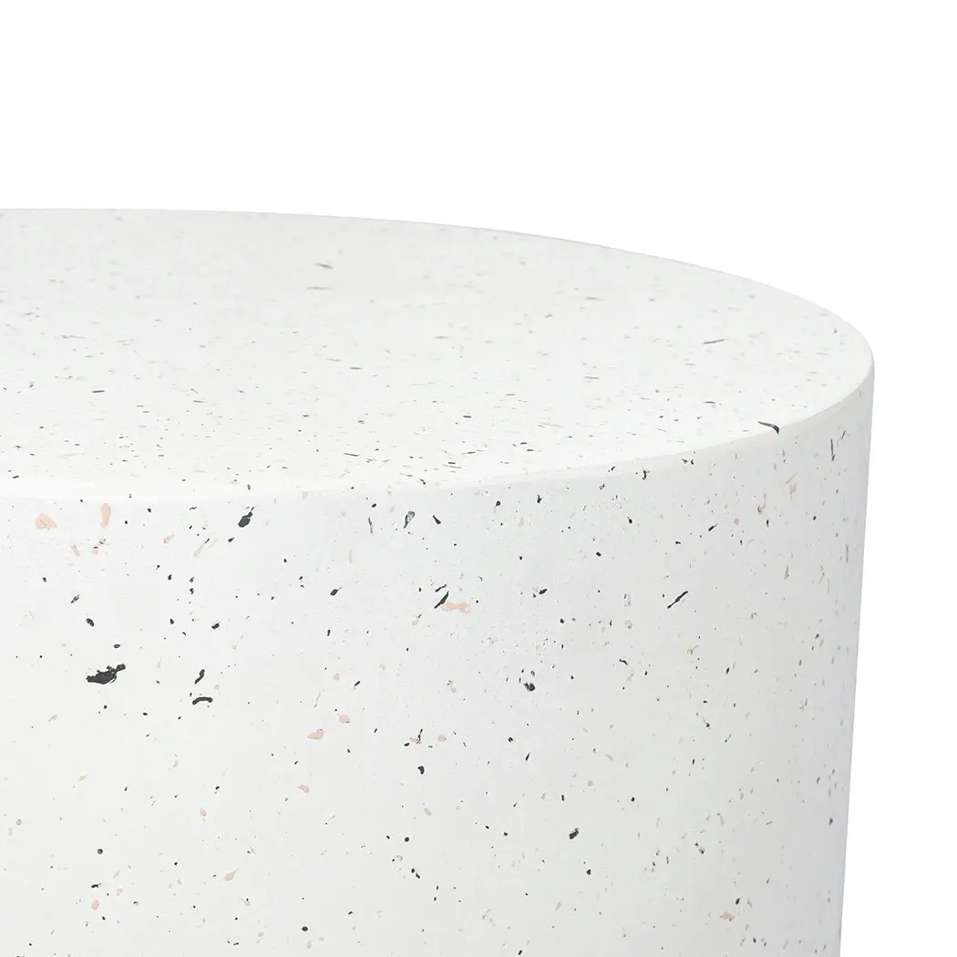 Levede Side Table Terrazzo Round End Tables Magnesia Outdoor Concrete Stool