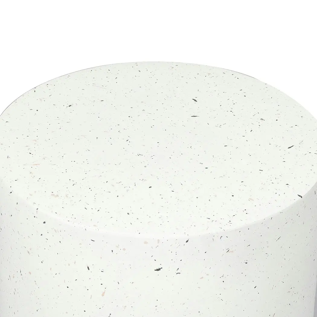 Levede Side Table Terrazzo Round End Tables Magnesia Outdoor Concrete Stool