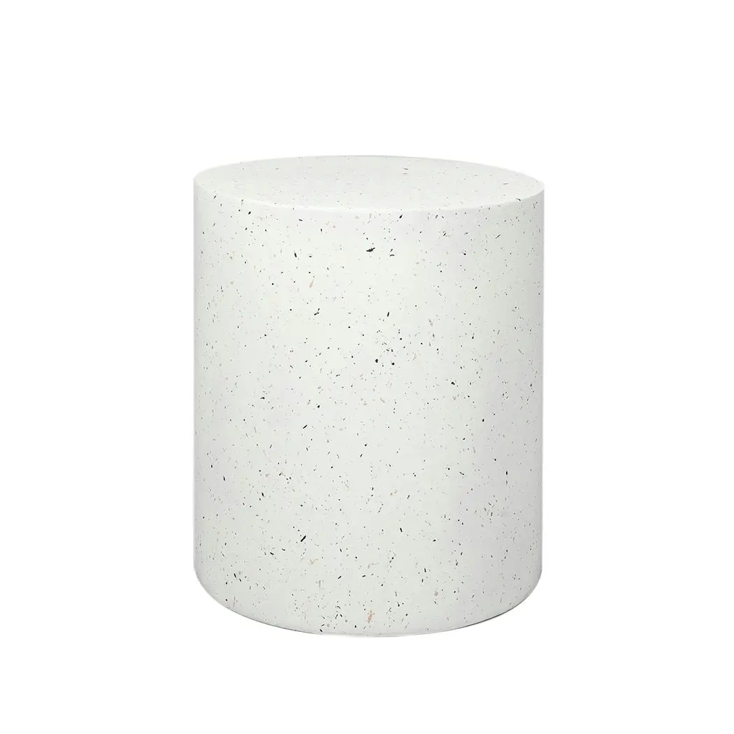 Levede Side Table Terrazzo Round End Tables Magnesia Outdoor Concrete Stool