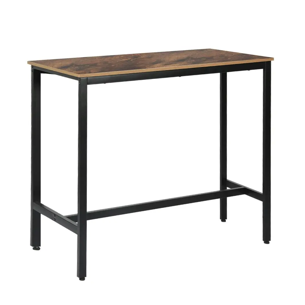 Levede High Bar Table Retro Industrial Modern Wood Rustic Pub Cafe 120x40CM