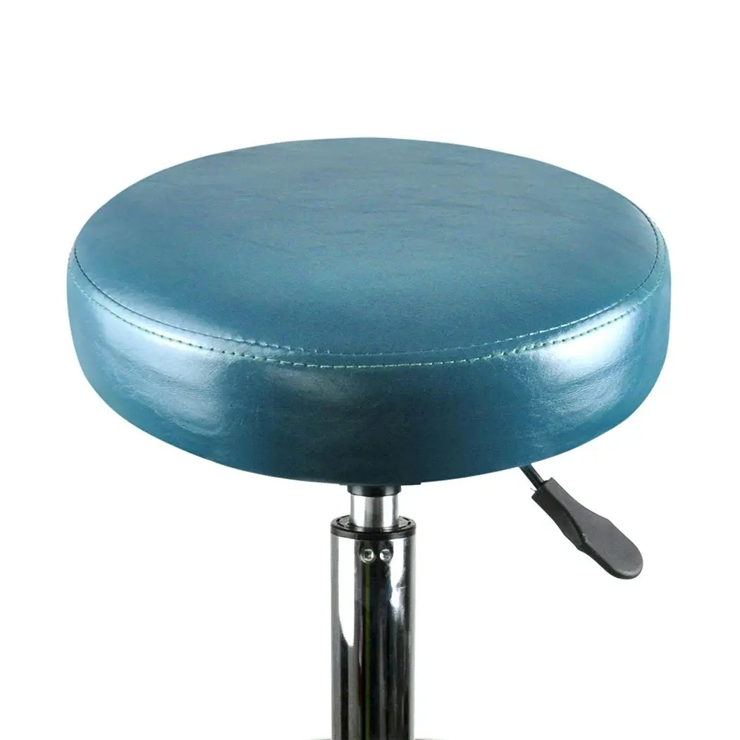 Levede Bar Stools Salon Stool Swivel Barber Dining Chair PU Hydraulic Lift Teal