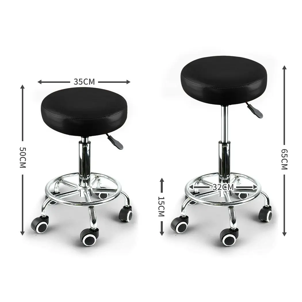 Levede Salon Stool Swivel Bar Stools Chairs Barber Hydraulic Lift Hairdressing