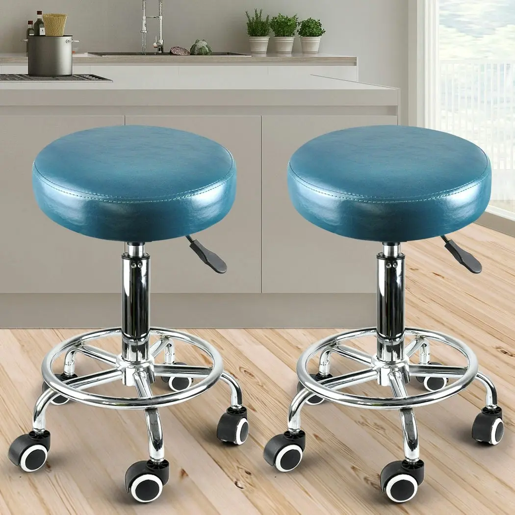 Levede 2x Barstool Swivel Salon Hairdressing Stool Barber Chair Equipment Beauty