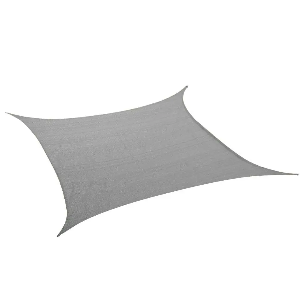 Mountview Sun Shade Sail Cloth Canopy Outdoor Awning Rectangle Charcoal 5x3M