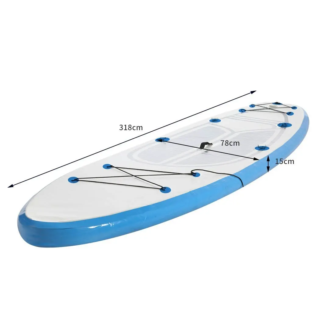 Traderight Group  Extra Wide Stand Up Paddle Board Kayak Inflatable SUP Surfboard Paddleboard Surf