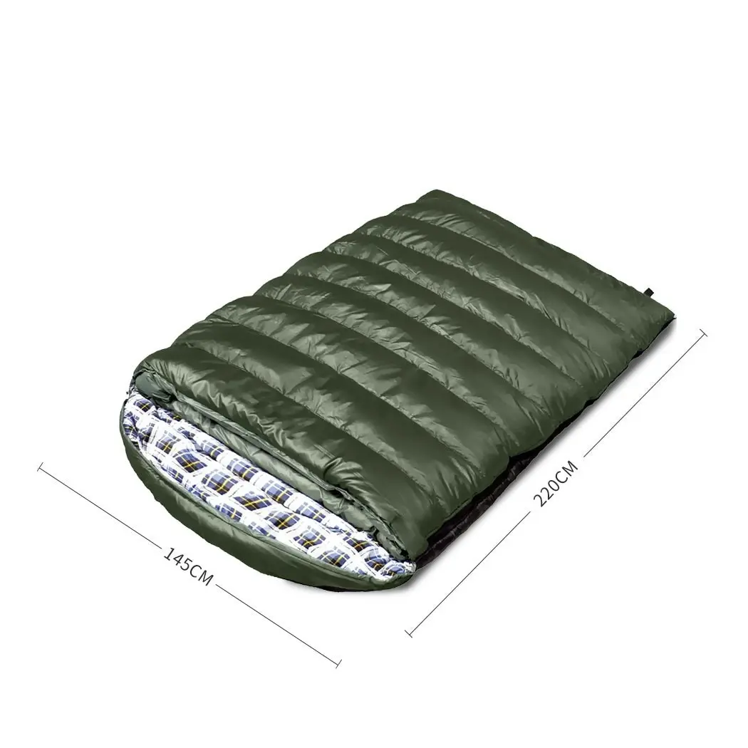 Mountview Sleeping Bag Double Bags Outdoor Camping Hiking Thermal -10℃ Tent