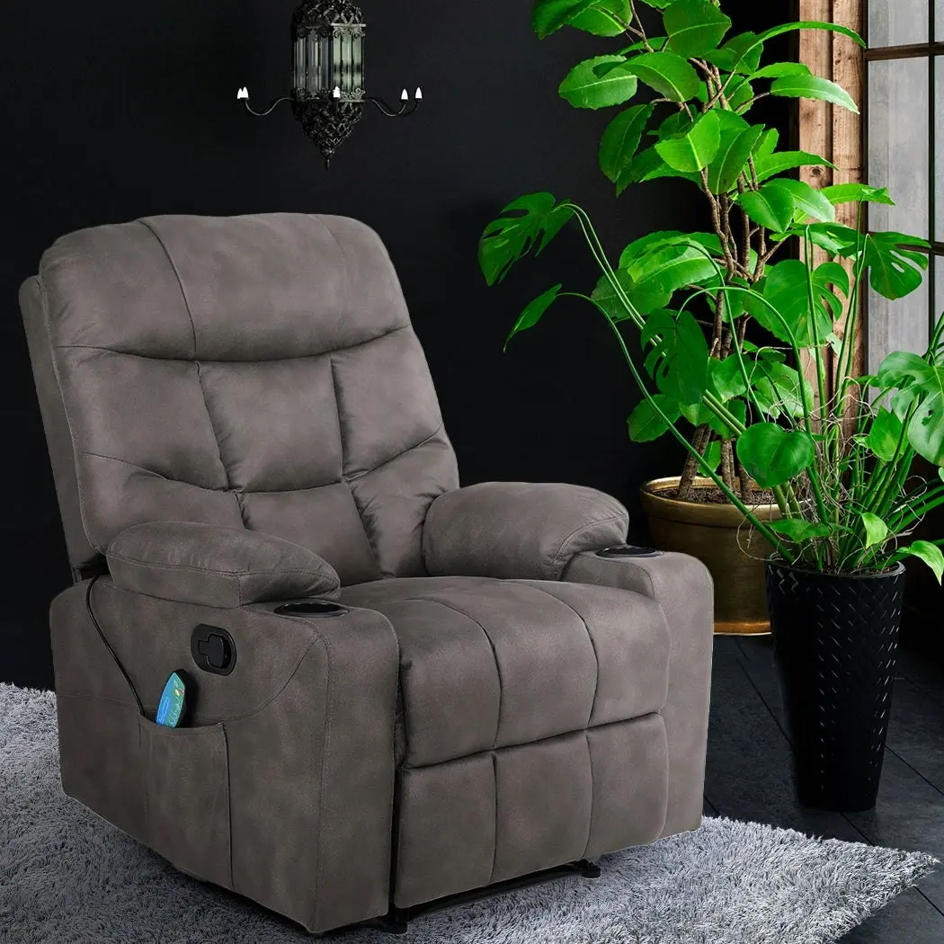 Levede Electric Massage Chair 8-point Recliner Heated Armchair Leathaire Lounge