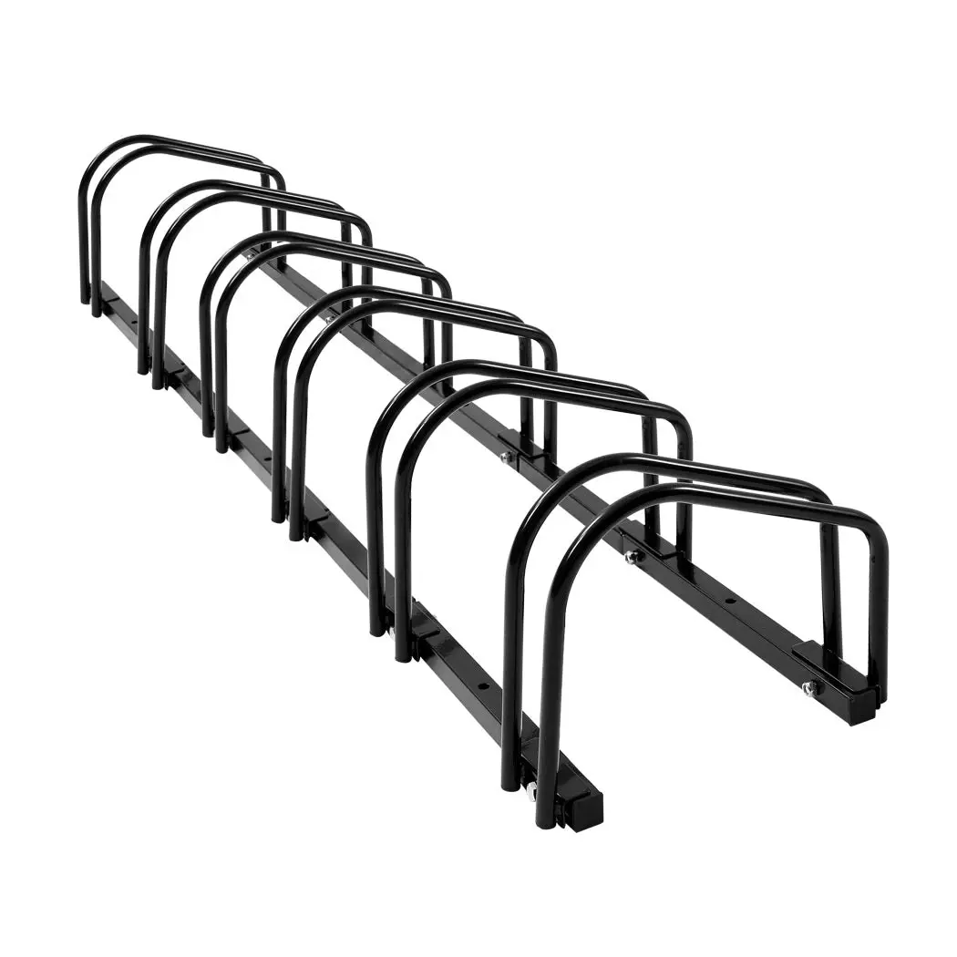 6 Bikes Stand Bicycle Bike Rack Floor Parking Instant Storage Cycling Portable