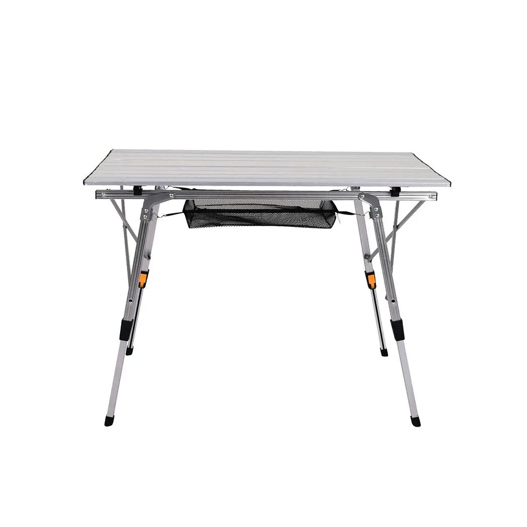 Levede Camping Table Roll Up Folding Portable Aluminium Outdoor BBQ Desk Picnic