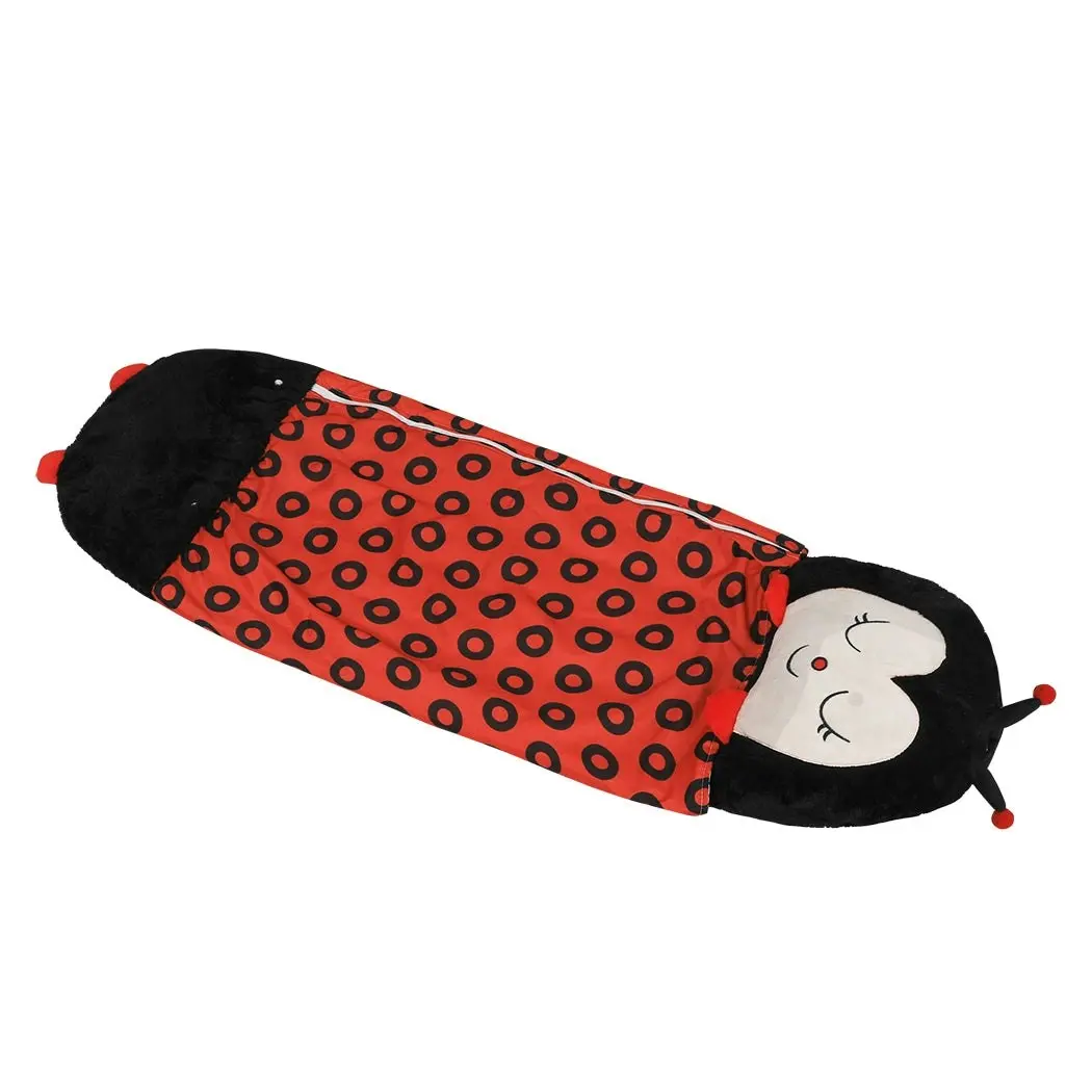 Mountview Sleeping Bag Child Pillow Stuffed Toy Kids Gift Toy Ladybug 135cm S