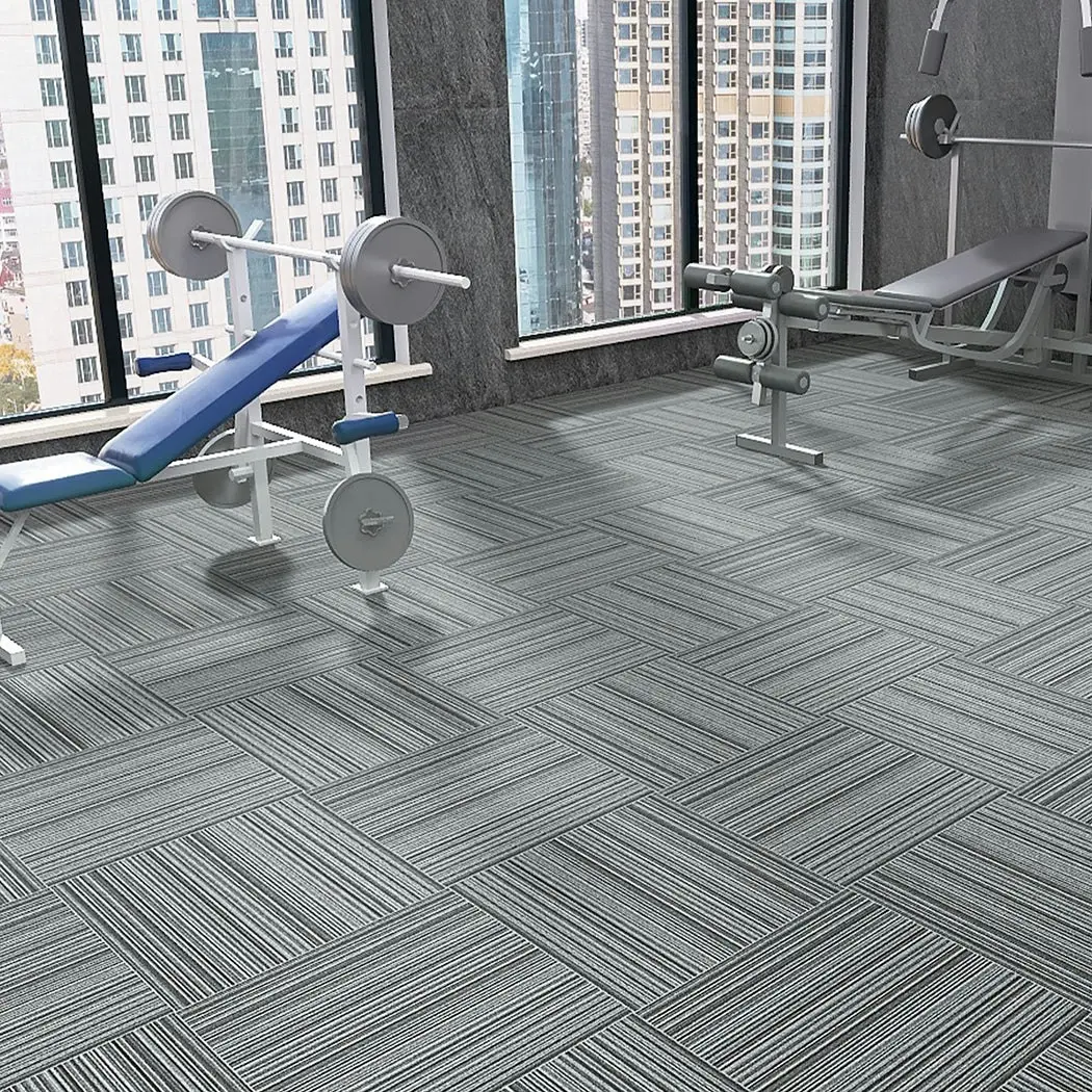 Marlow 20x Carpet Tiles 5m2 Box Heavy Commercial Retail Office Flooring