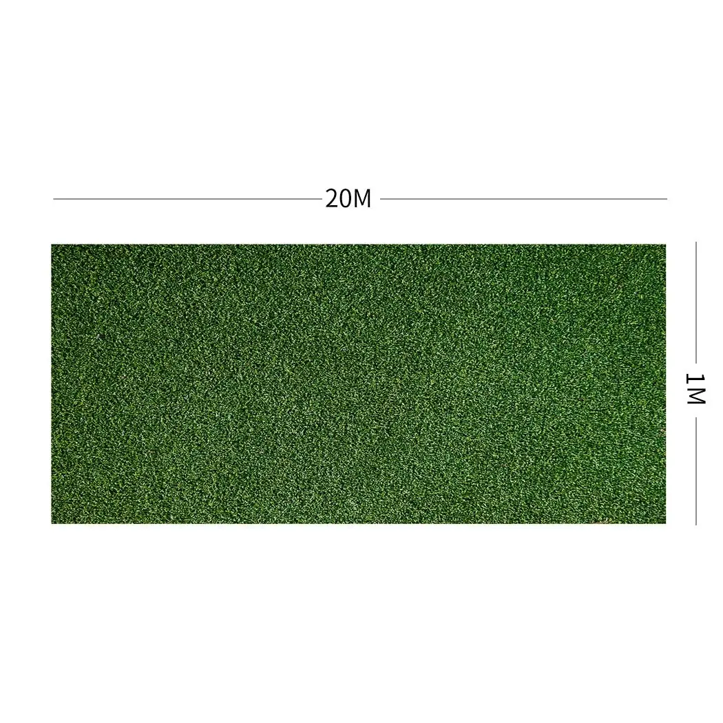 Marlow Artificial Grass Synthetic Turf Fake Plastic Plant 17mm 20SQM Lawn 1x20m