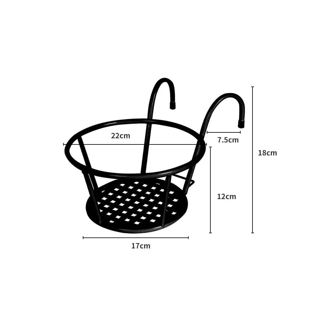 Levede 3x Plant Stand flower Holder Hanging Pot Basket Plant Garden Wall Storage