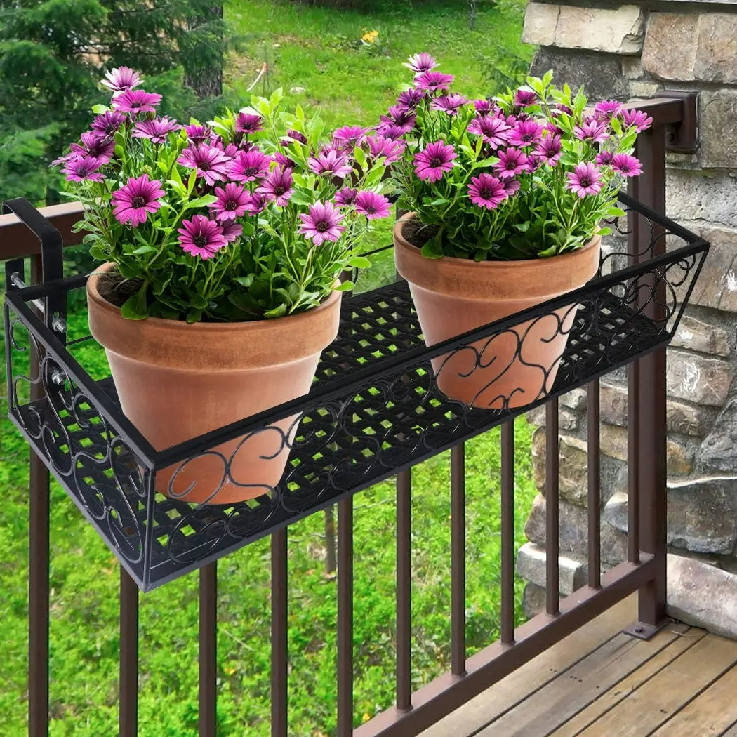 Levede Plant Stand Outdoor Indoor Home Decor Hanging Flower Garden Wall Shelf