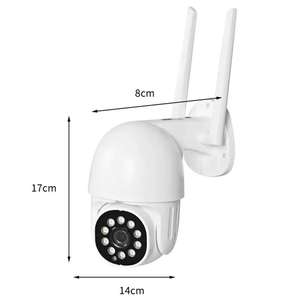 Traderight Group  Home Security Camera System Wireless Wifi Waterproof Outdoor Night Vision 2.4GHz