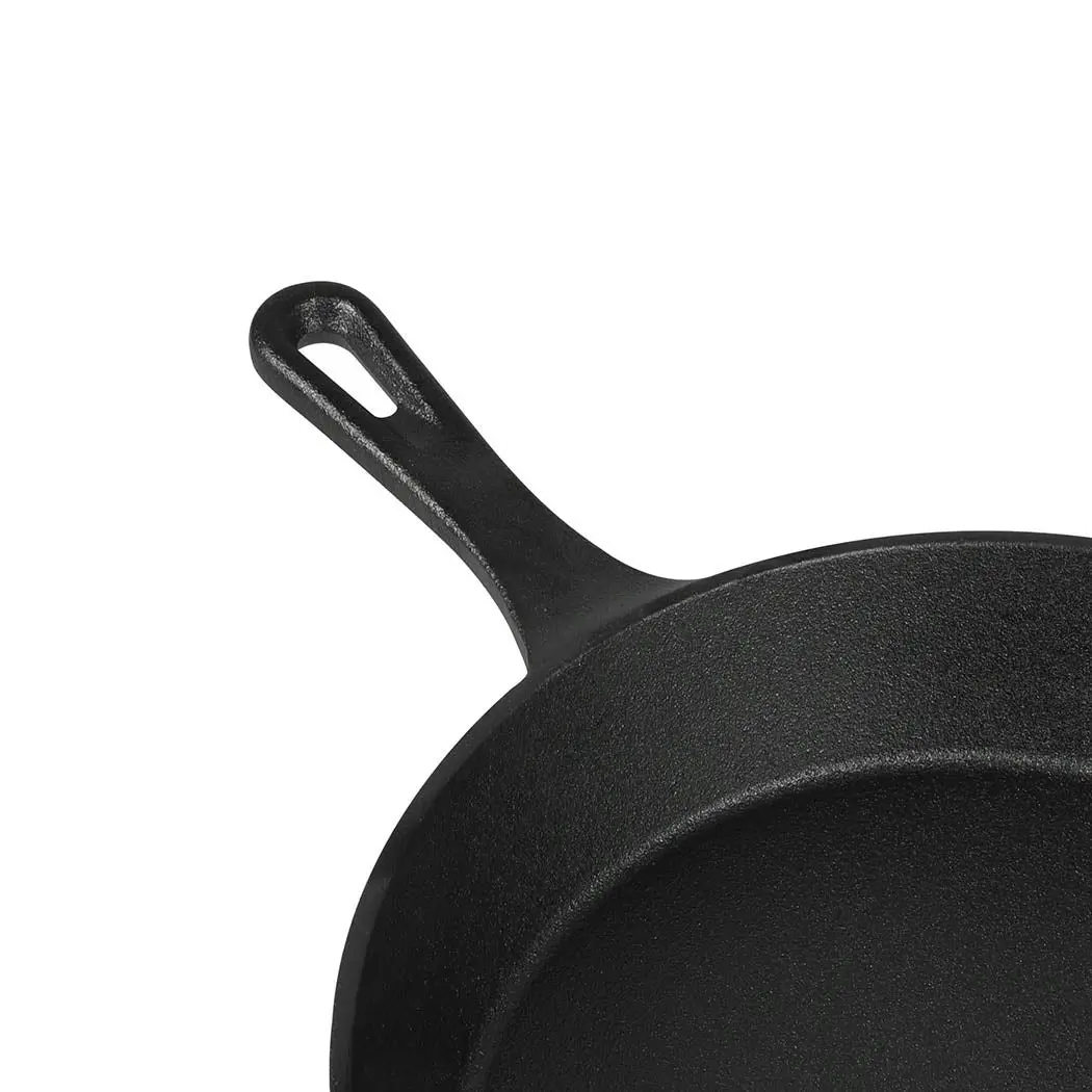 Toque Non Stick Frying Pan Set 3PCS Cast Iron Steak Skillet BBQ Cookware Frypan