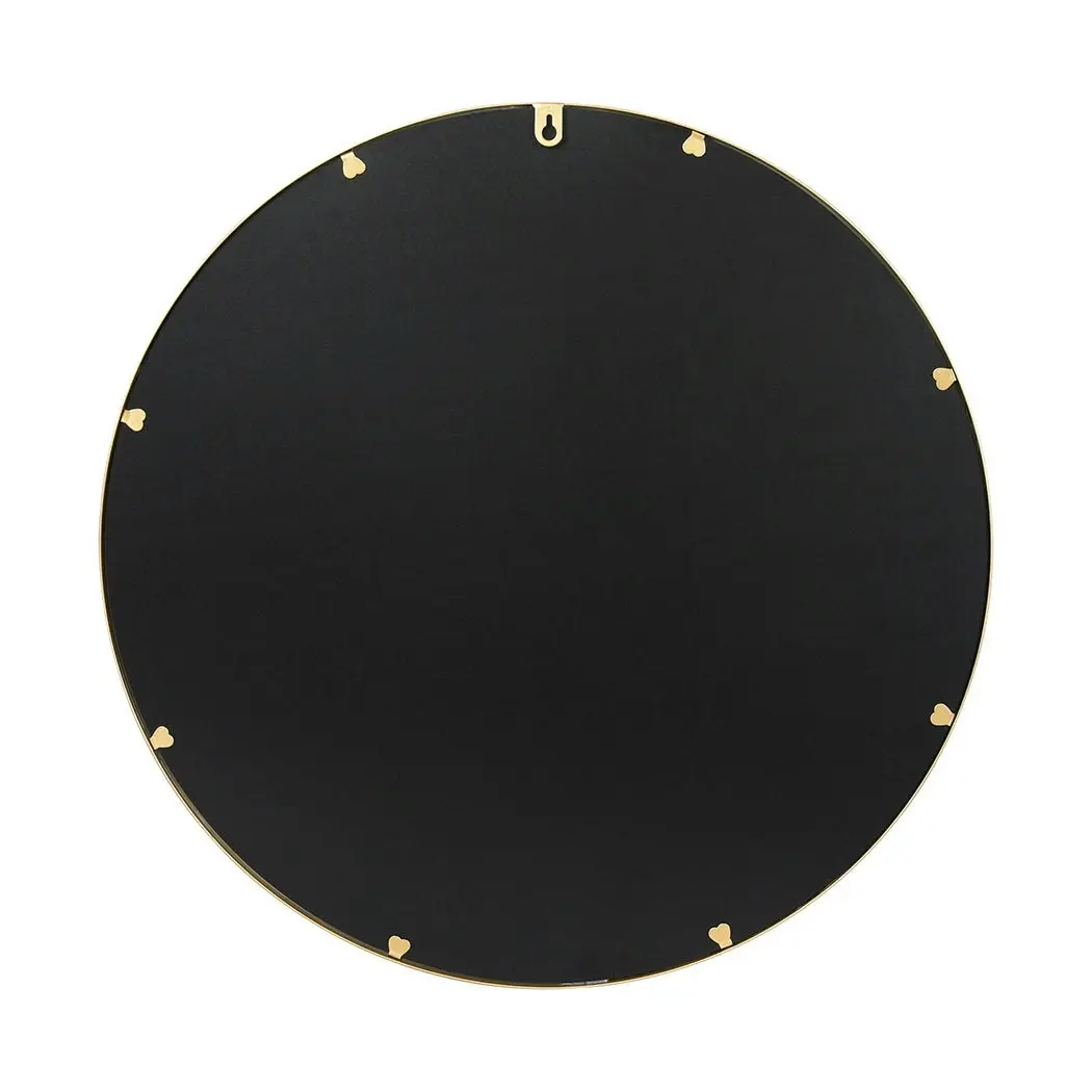 Yezi Wall Mirror Round Bathroom Decor Large Vanity Makeup Mirrors Frame 50cm