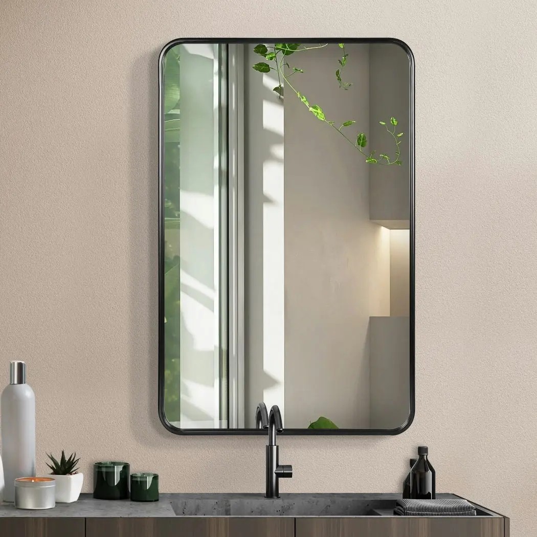 Yezi Wall Mirror Rectangle Bathroom Vanity Makeup Mirrors Large Home Decor Frame