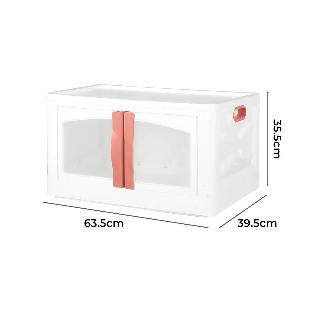 Traderight Group  Plastic Storage Containers Stackable Large Clothes Organiser Foldable Toy Boxes