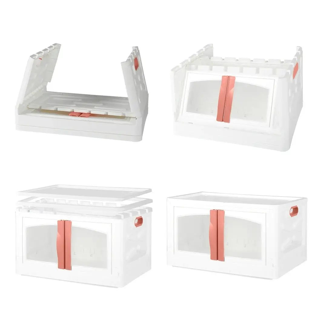 Traderight Group  Plastic Storage Containers Stackable Large Clothes Organiser Foldable Toy Boxes