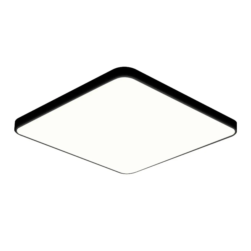 Emitto Ultra-Thin 5CM LED Ceiling Down Light Surface Mount Living Room Black 36W