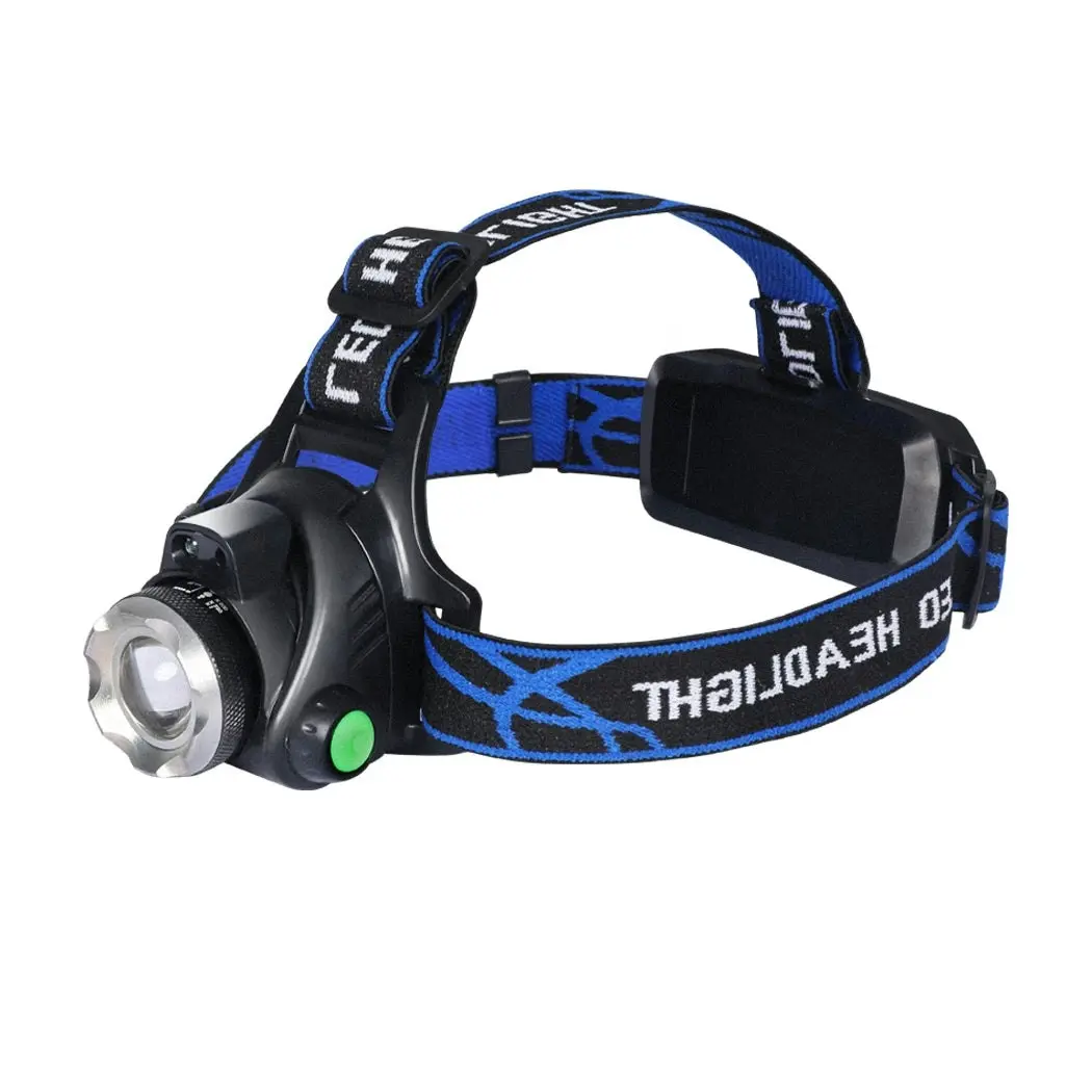 Traderight Group  LED Outdoor Headlamp Camping Headlight Flashlight Head Torch Light Rechargeable