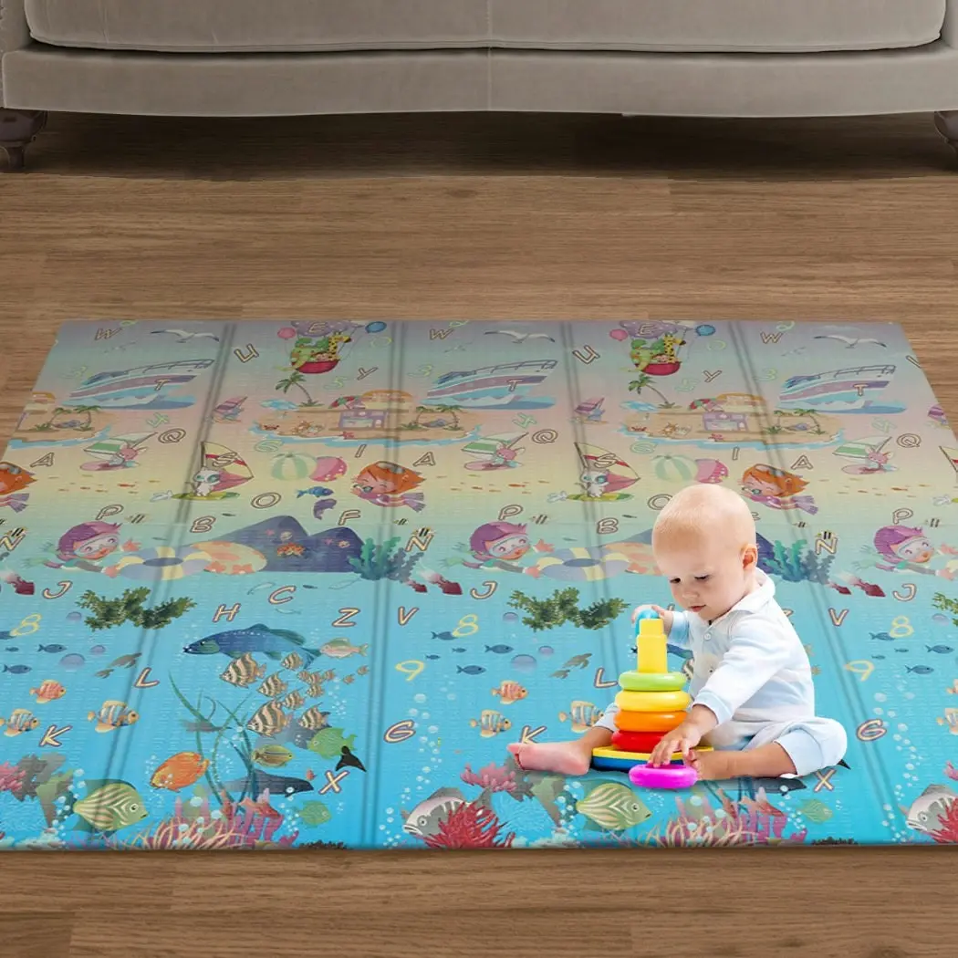 BoPeep Kids Play Mat Baby Crawling Pad Floor Foldable XPE Foam Non-slip Carpet