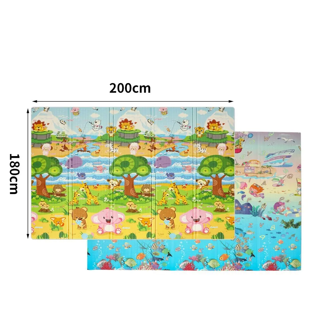 BoPeep Kids Play Mat Baby Crawling Pad Floor Foldable XPE Foam Non-slip Carpet