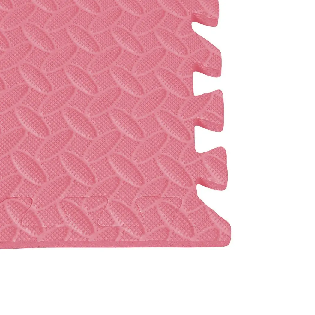 BoPeep EVA Foam Kids Play Mat Floor Kid Crawling Interlocking Home Pink 60x60