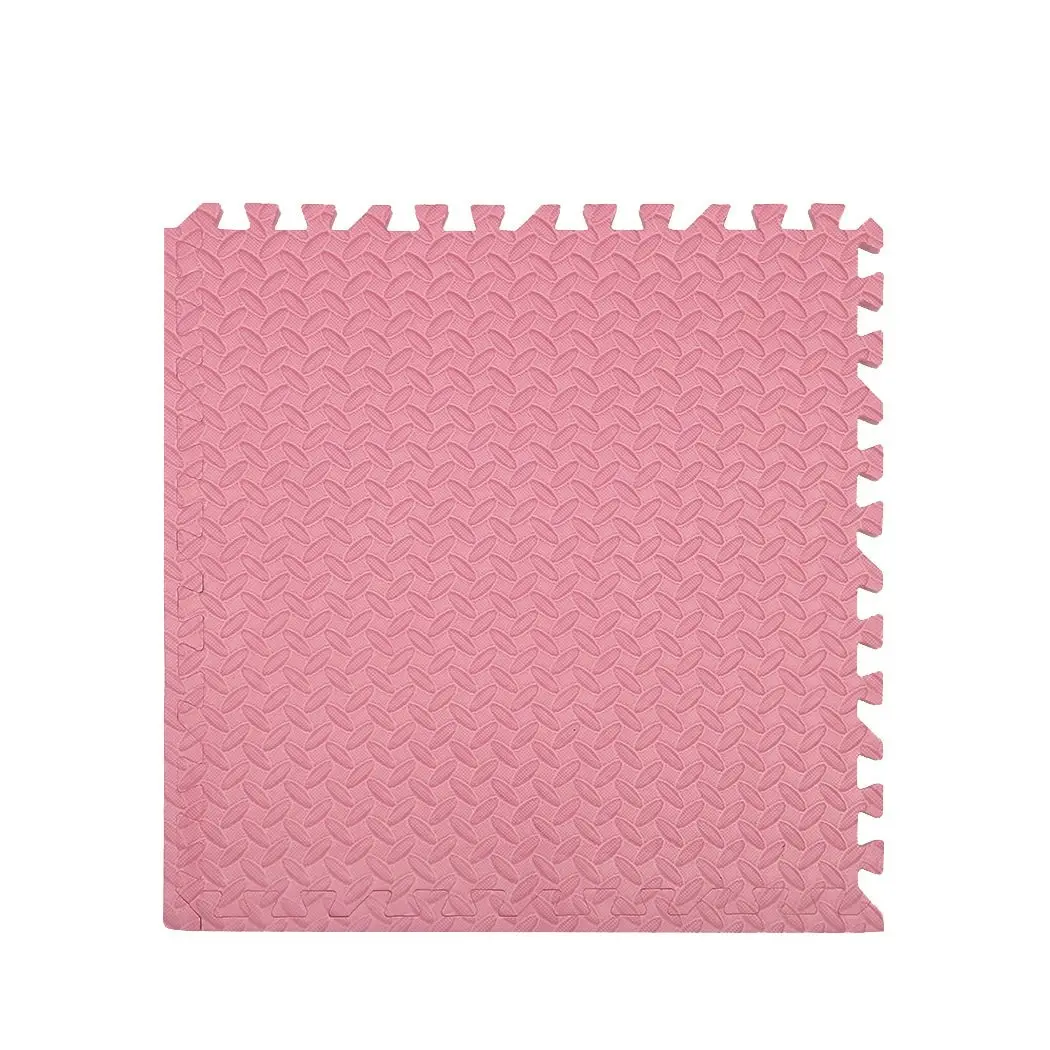 BoPeep EVA Foam Kids Play Mat Floor Kid Crawling Interlocking Home Pink 60x60