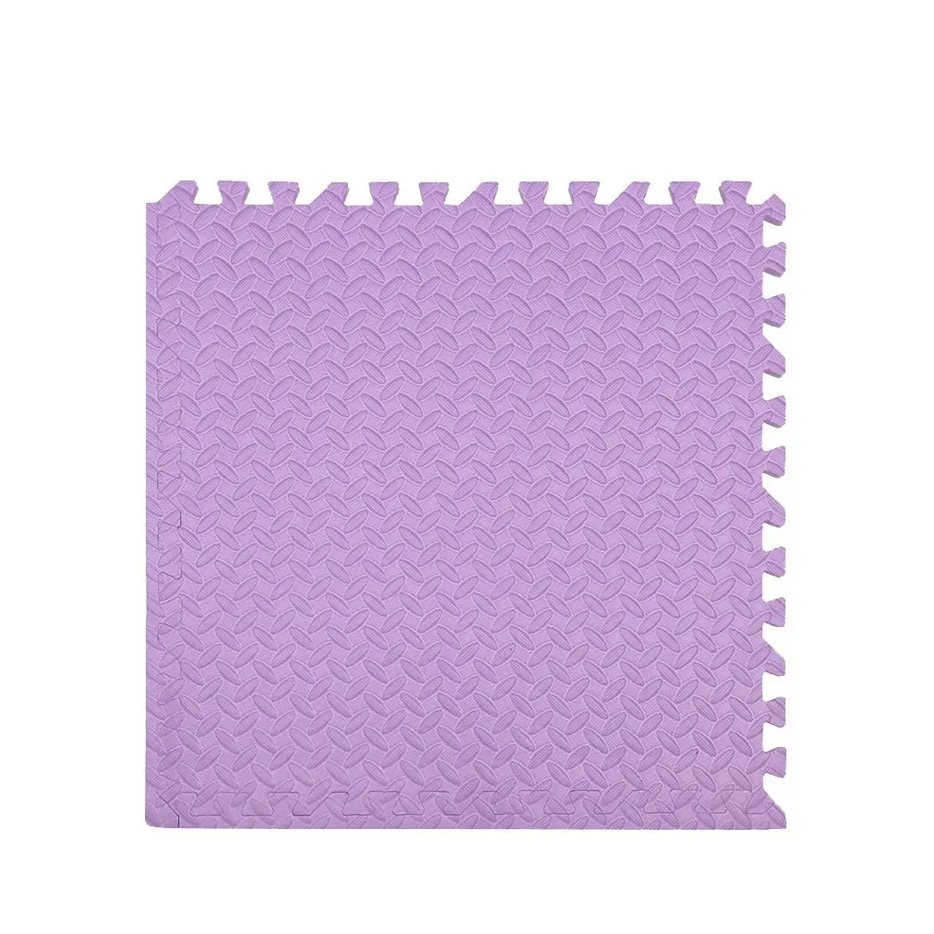 BoPeep EVA Foam Kids Play Mat Floor Kid Crawling Interlocking Home Purple 60x60