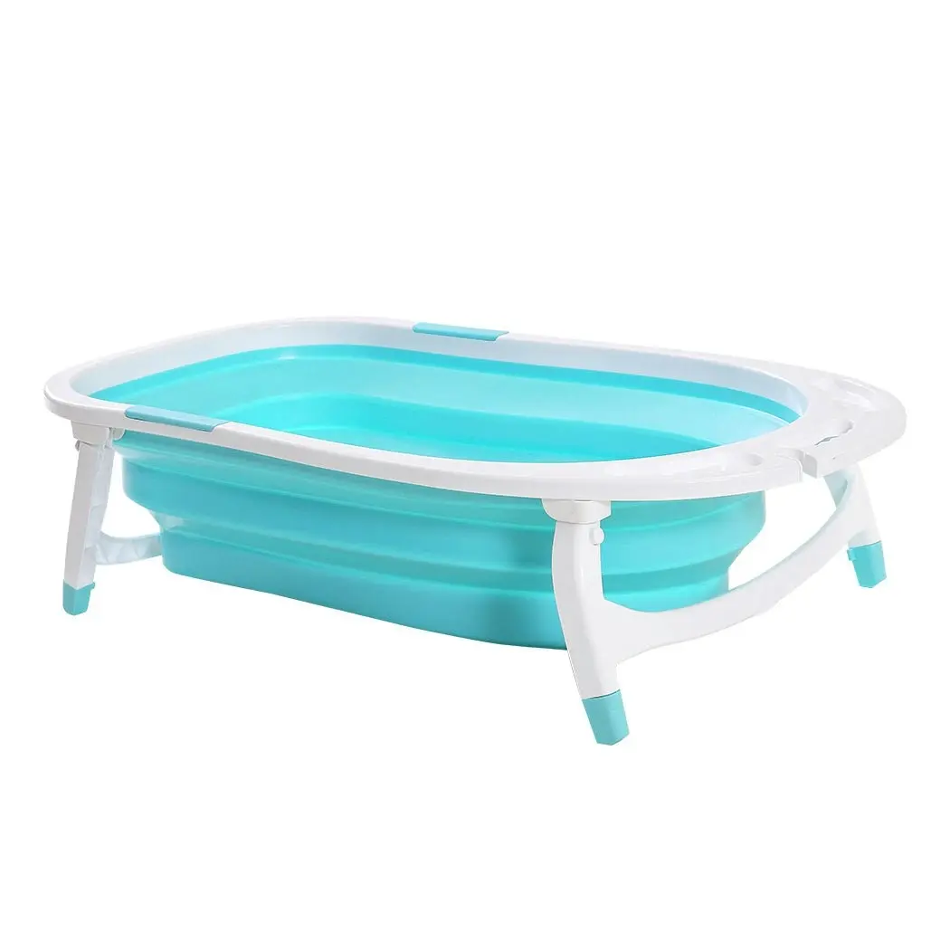 Traderight Group  Traderight Group  Baby Bath Tub Infant Toddlers Foldable Bathtub Folding Safety Bathing Shower