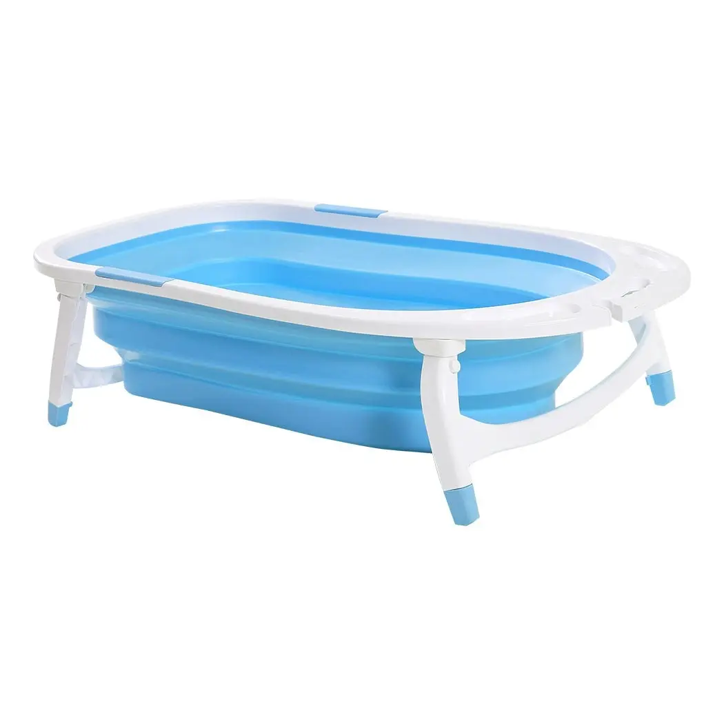 Traderight Group  Traderight Group  Baby Bath Tub Infant Toddlers Foldable Bathtub Folding Safety Bathing Shower