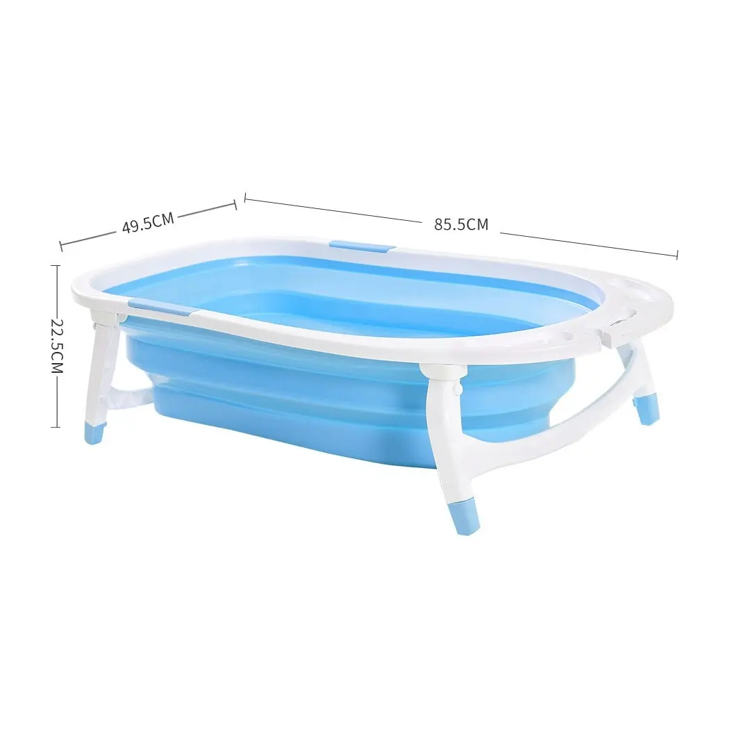 Traderight Group  Traderight Group  Baby Bath Tub Infant Toddlers Foldable Bathtub Folding Safety Bathing Shower