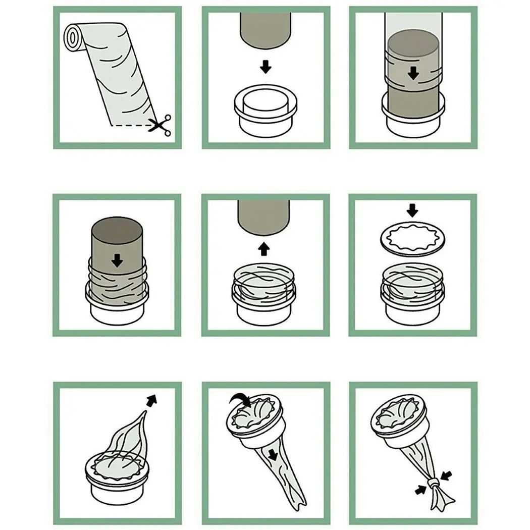 Traderight Group  100m Nappy Bin Refill Kit Compatible With Tommee Tippee Sangenic Liner Film