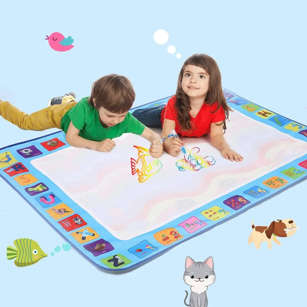 Traderight Group  Kids Drawing Mat Aqua Doodle Board Water Painting Writing Magic Educational Toy