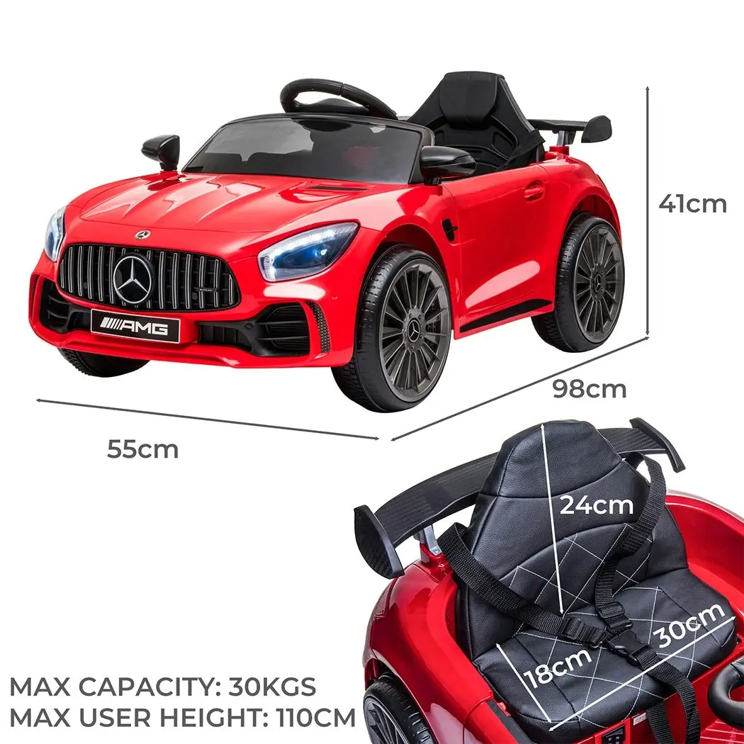 Traderight Group  Kids Ride On Car 12V Battery Mercedes-Benz Licensed AMG GTR Toy Remote Control