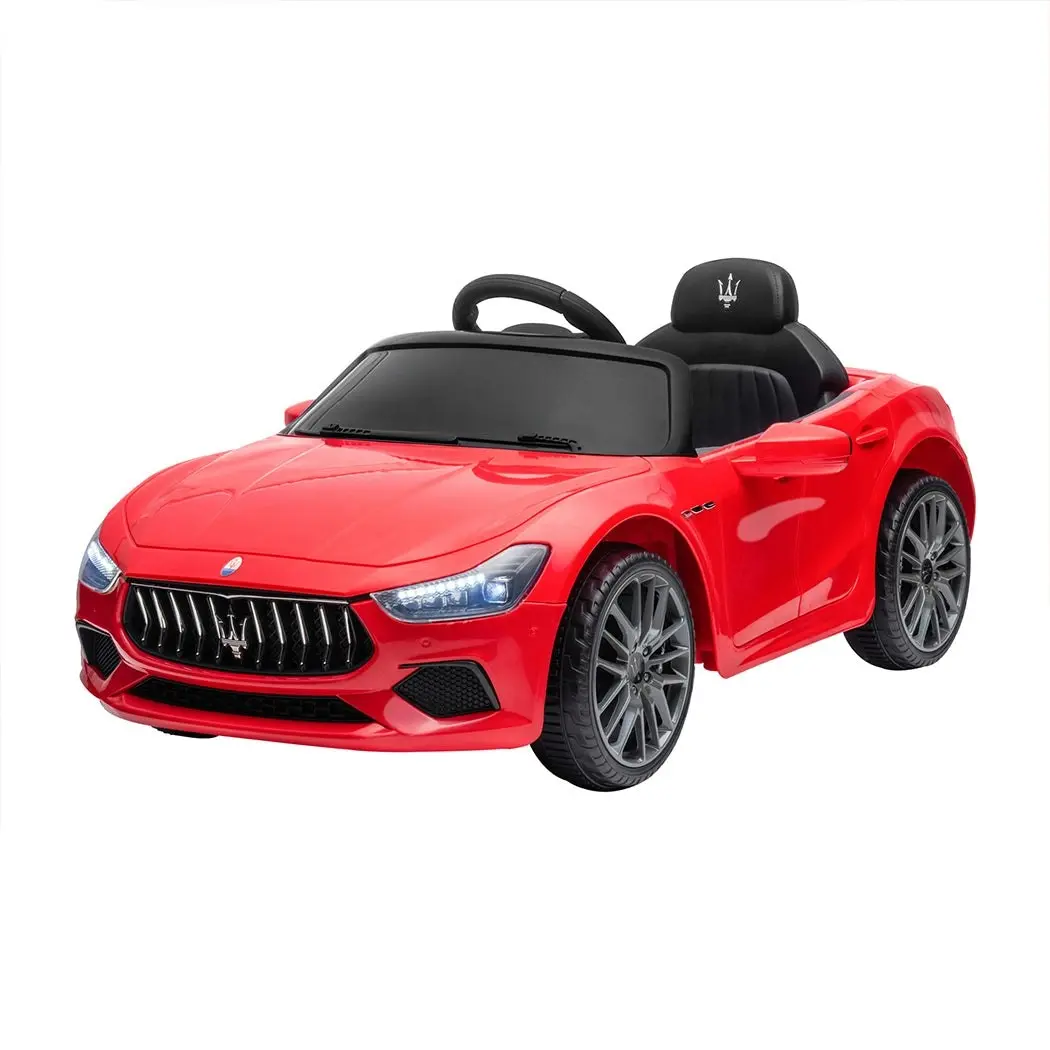 Traderight Group  Kids Ride On Car Maserati Licensed Electric Dual Motor Toy Remote Control Red